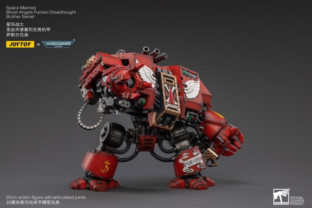 Warhammer 40K - Blood Angels - Furioso Brother Samel Dreadnought