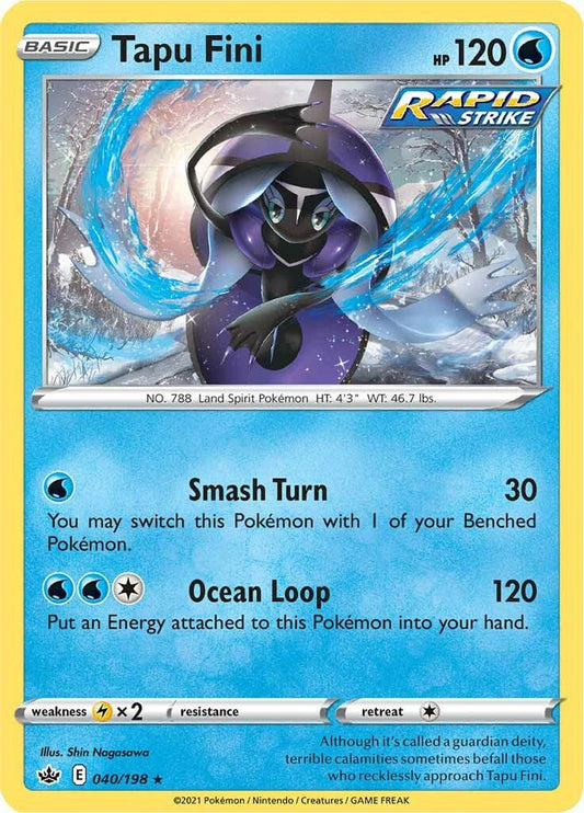 Tapu Fini SWSH06 - 040/198