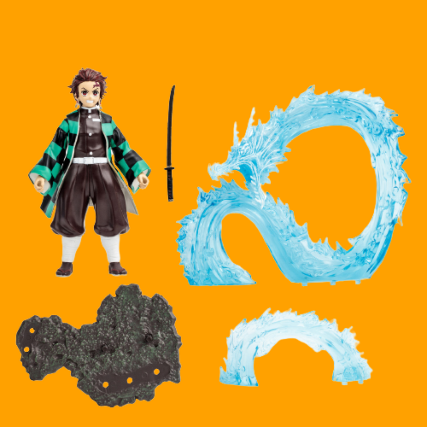 Tanjiro Kamado (Demon Slayer) Water Breathing First Form Deluxe 5" Figure