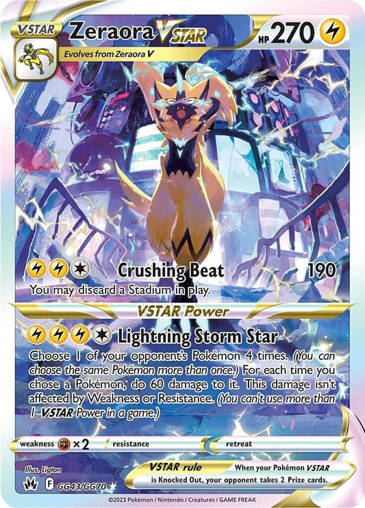 Zeraora VSTAR CRZ:GG - GG43/GG70