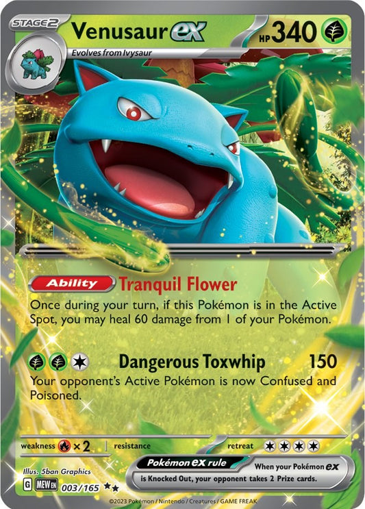 Venusaur ex - 003/165 MEW - 003/165