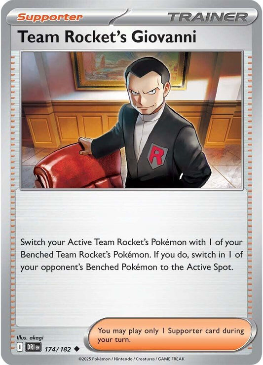 Team Rocket's Giovanni DRI - 174/182