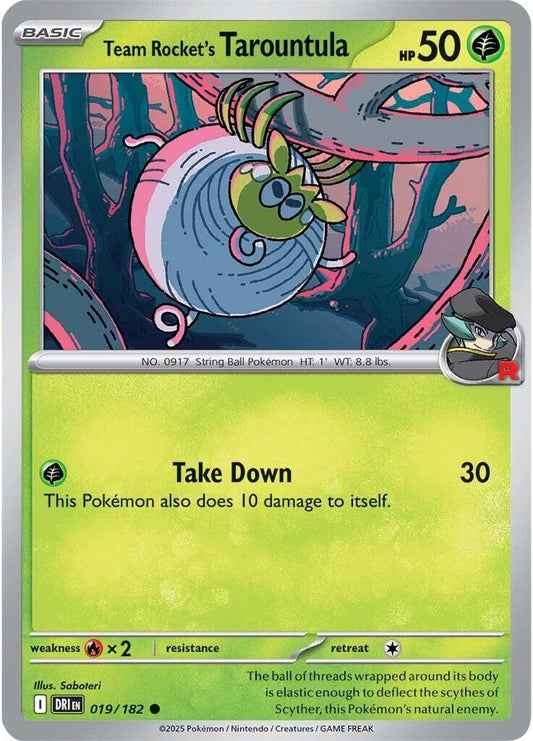 Team Rocket's Tarountula DRI - 019/182