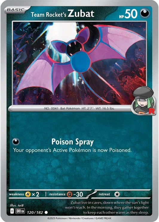 Team Rocket's Zubat DRI - 120/182