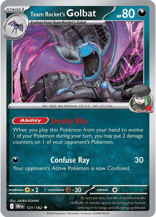 Team Rocket's Golbat DRI - 121/182