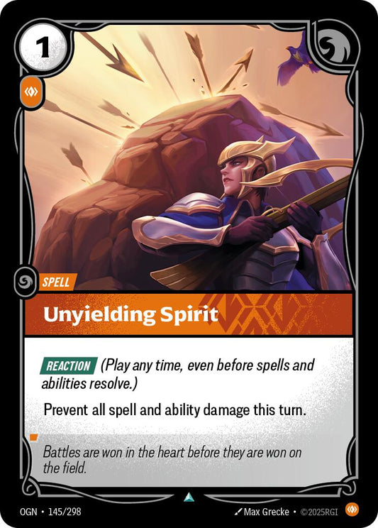 Unyielding Spirit OGN - 145/298
