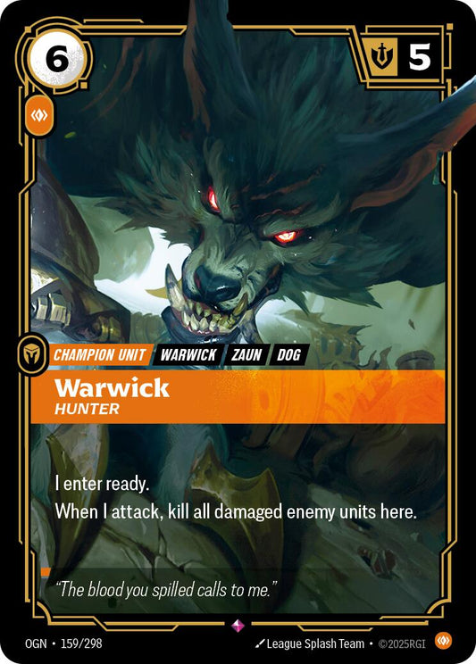 Warwick - Hunter OGN - 159/298