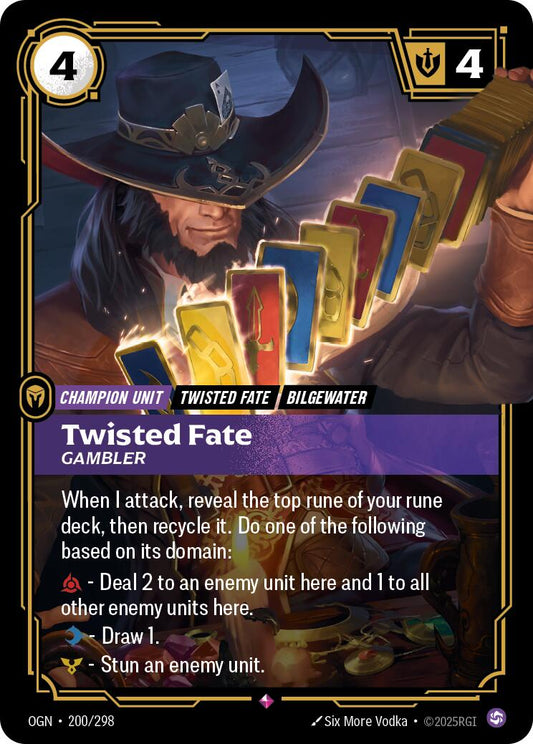 Twisted Fate - Gambler OGN - 200/298