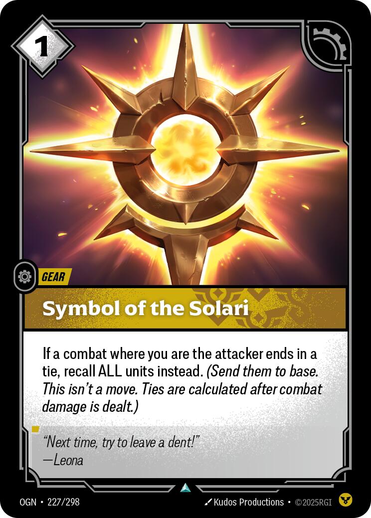 Symbol of the Solari OGN - 227/298