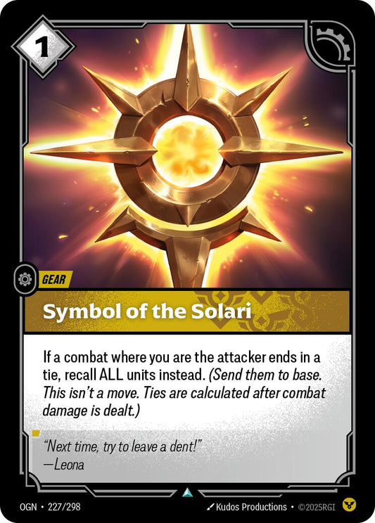 Symbol of the Solari OGN - 227/298