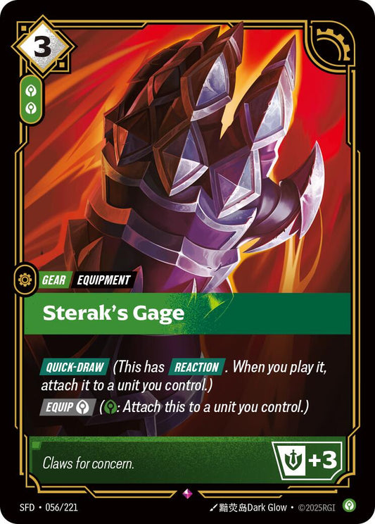 Sterak's Gage SFD - 056/221