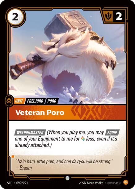 Veteran Poro SFD - 099/221