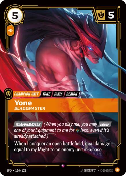Yone - Blademaster SFD - 116/221