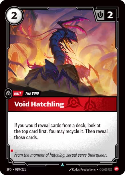 Void Hatchling SFD - 018/221