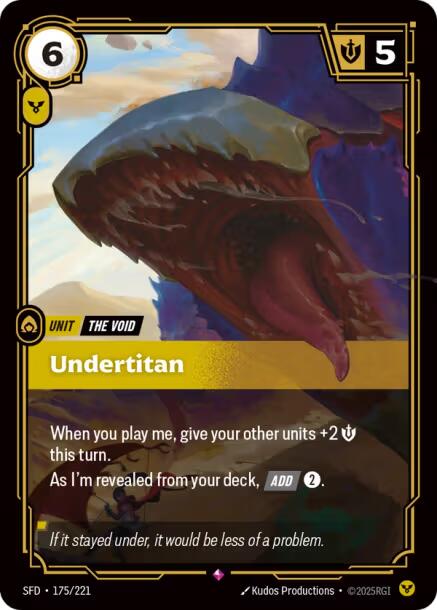 Undertitan SPF - 175/221