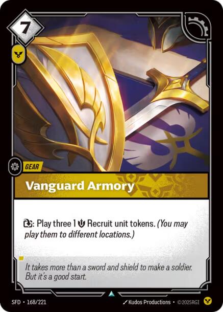 Vanguard Armory SFD - 168/221