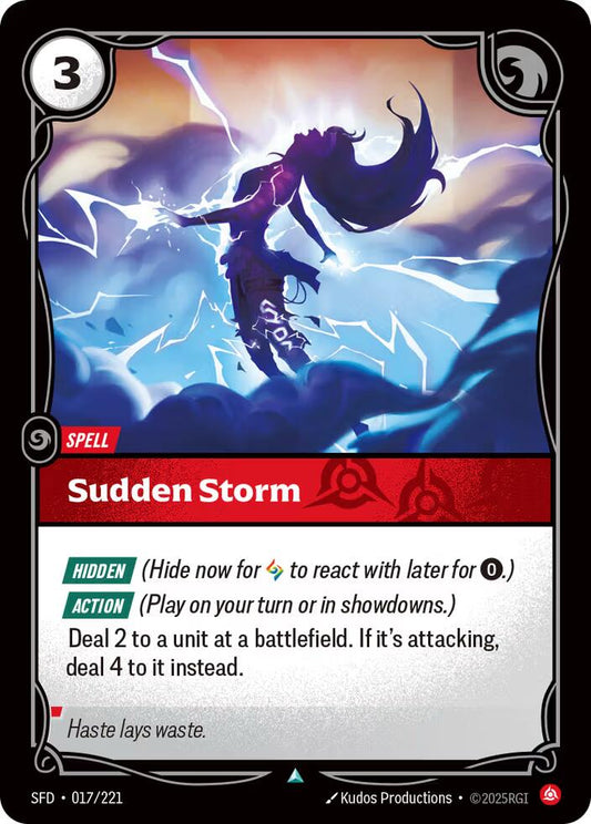 Sudden Storm SFD - 017/221