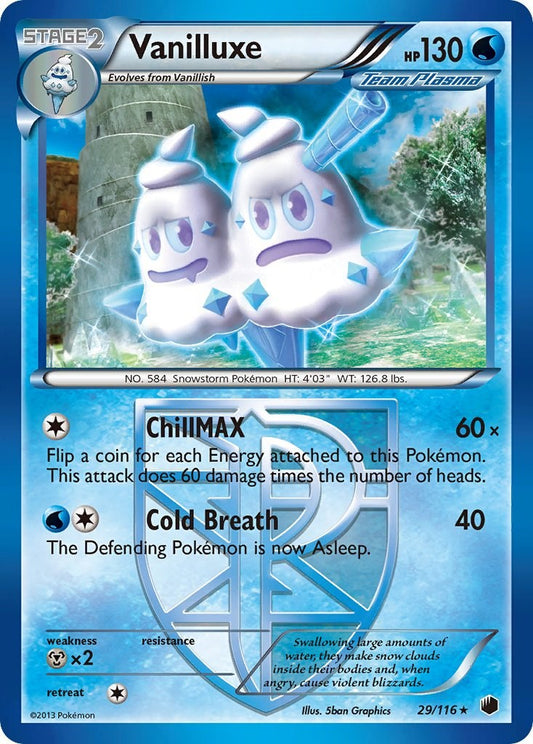 Vanilluxe (Team Plasma) PLF - 29/116