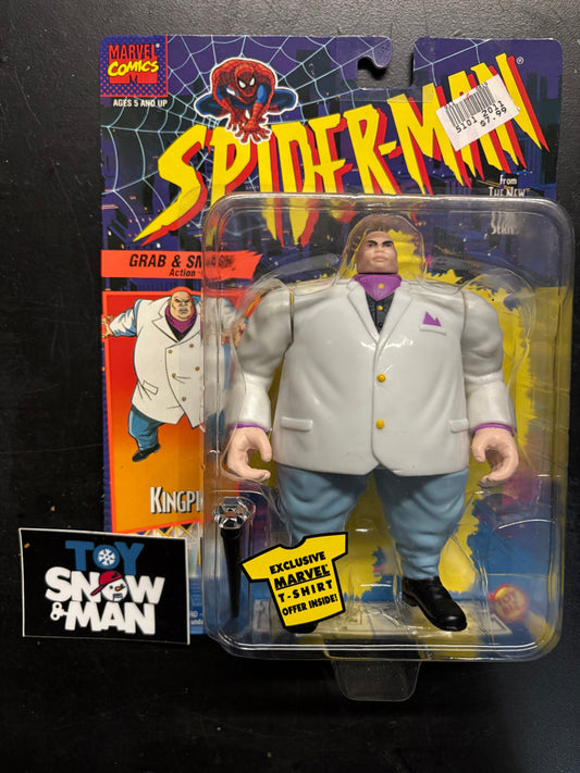 ToyBiz SpiderMan Animated Series KINGPIN Grab Smash