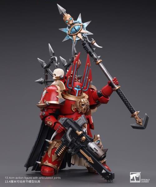 Warhammer 40k - Chaos Space Marines - Crimson Slaughter Sorcerer Lord in Terminator Armour