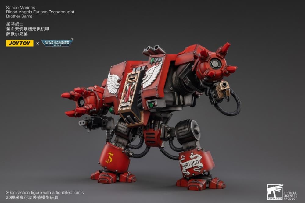 Warhammer 40K - Blood Angels - Furioso Brother Samel Dreadnought
