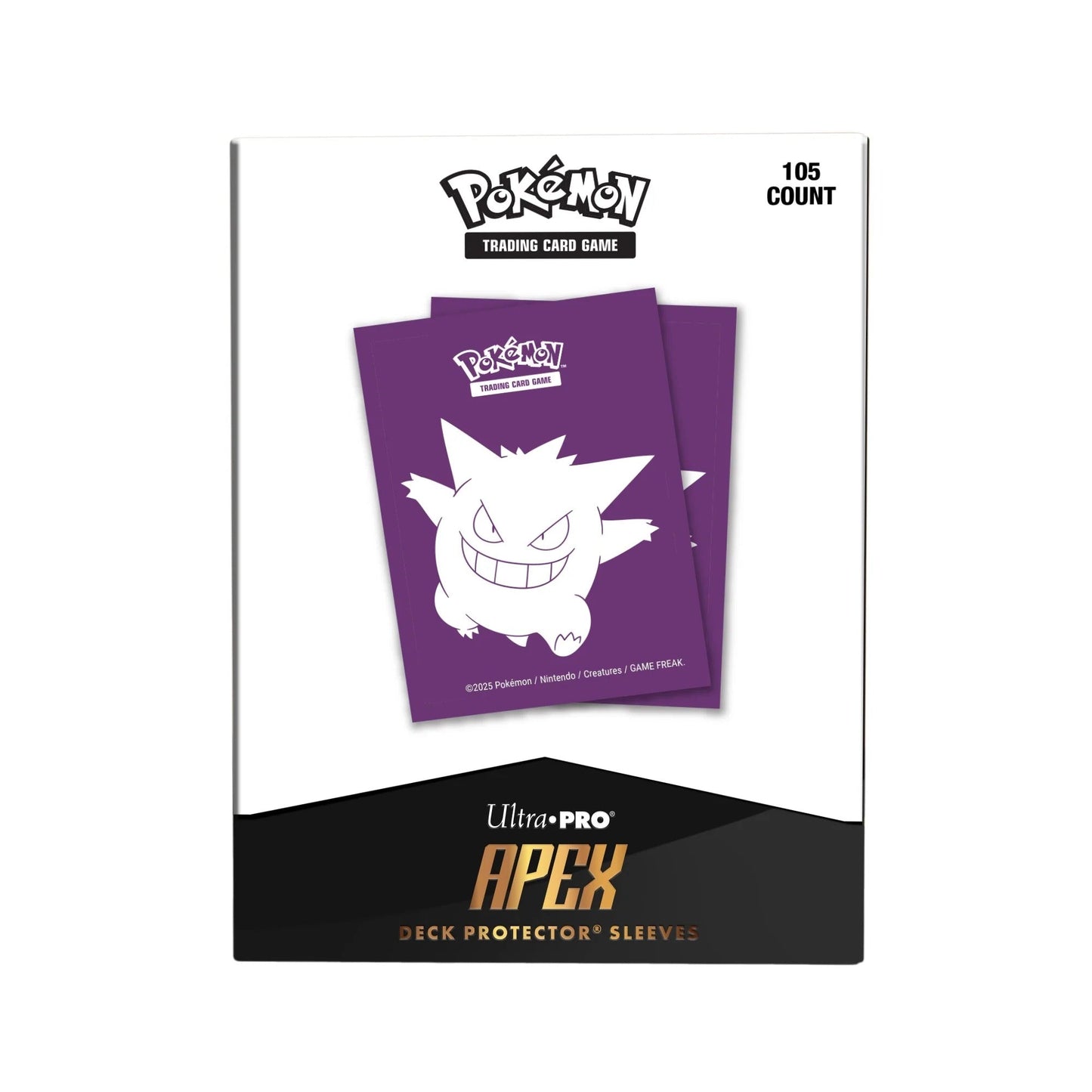 Ultra Pro - Elite Gengar 105ct Apex Deck Protector Sleeves for Pokémon