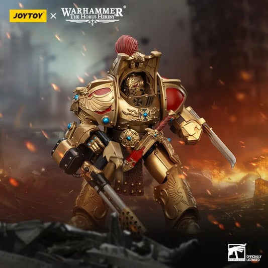 Warhammer: The Horus Heresy Legio Custodes Aquilon Terminator Squad Aquilon with Infernus Firepike