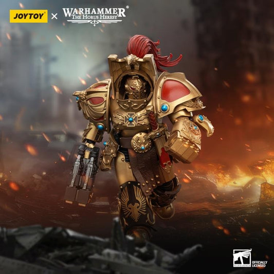 Warhammer: The Horus Heresy Legio Custodes Aquilon Terminator Squad Aquilon with Twin-Linked Adrathic Destructor