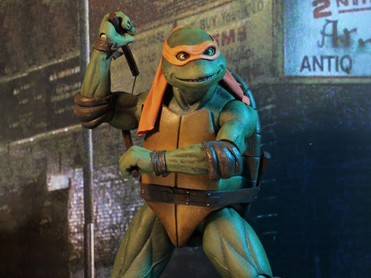 Teenage Mutant Ninja Turtles (1990 Movie) Michelangelo 1/4 Scale Figure SubPar Packaging Box
